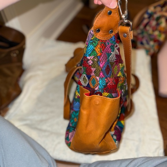 Nena & Co Brown Backpack with Leather Accents - Picture 10 of 13